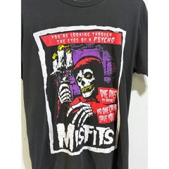 Misfits Die Die My Darling Psycho Crimson Ghost Black Graphic T-Shirt Medium