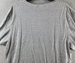 The Men’s Store at Bloomingdale’s Striped Linen Tee XL Dark Slate Short Sleeve