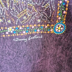 Vintage Gooses Aboriginal Art Animal Australia T-Shirt Cotton Acid-Purple Sz.M