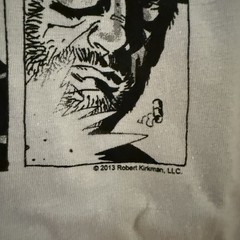 The Walking Dead Comics T Shirt Men Size 2XL Grey Streetwear