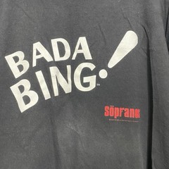 VTG 2000 Y2K Men’s Black HBO The Sopranos ‘Bada Bing!’ Logo T Shirt XXL *Flawed*