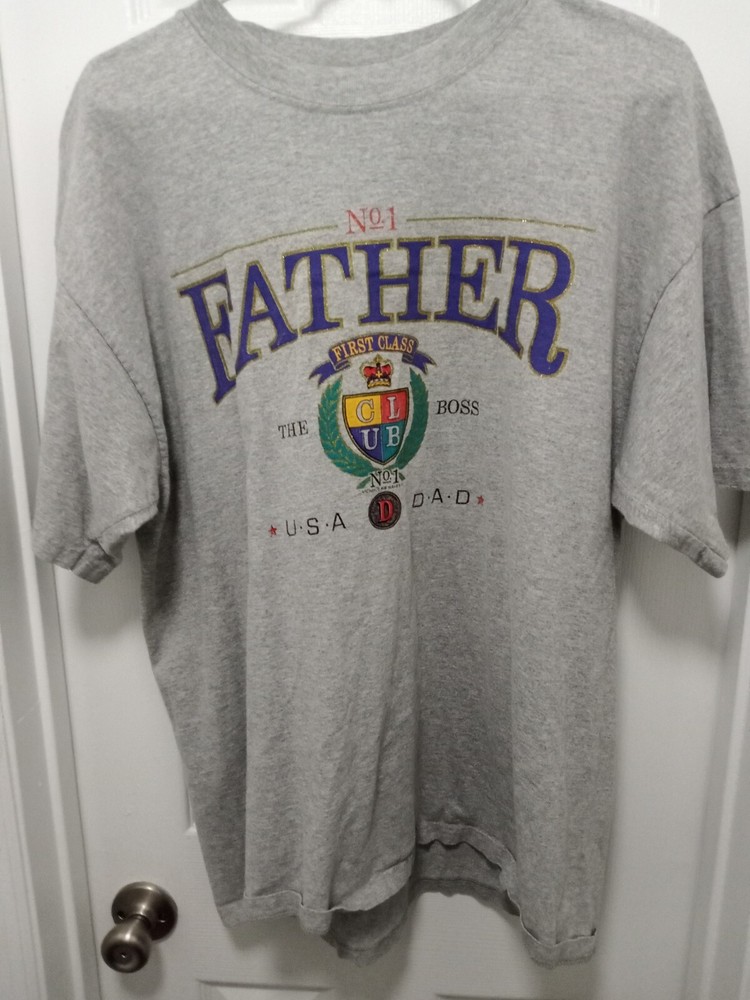 Number 1 Dad T Shirt XL Gildan USA Dad