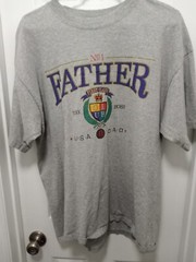 Number 1 Dad T Shirt XL Gildan USA Dad