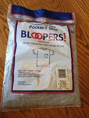New 1994 Vtg FOTL Bloopers Pocket Shirt XXXL T-Shirt Irregular 50/50 Cotton Poly