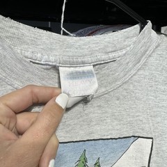Winter Park Colorado Skiing How To Turn And Stop Men’s T-Shirt Size XL Grey 2000