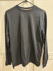 Left Coast Tee Long Sleeve Shirt Men’s L Black Solid