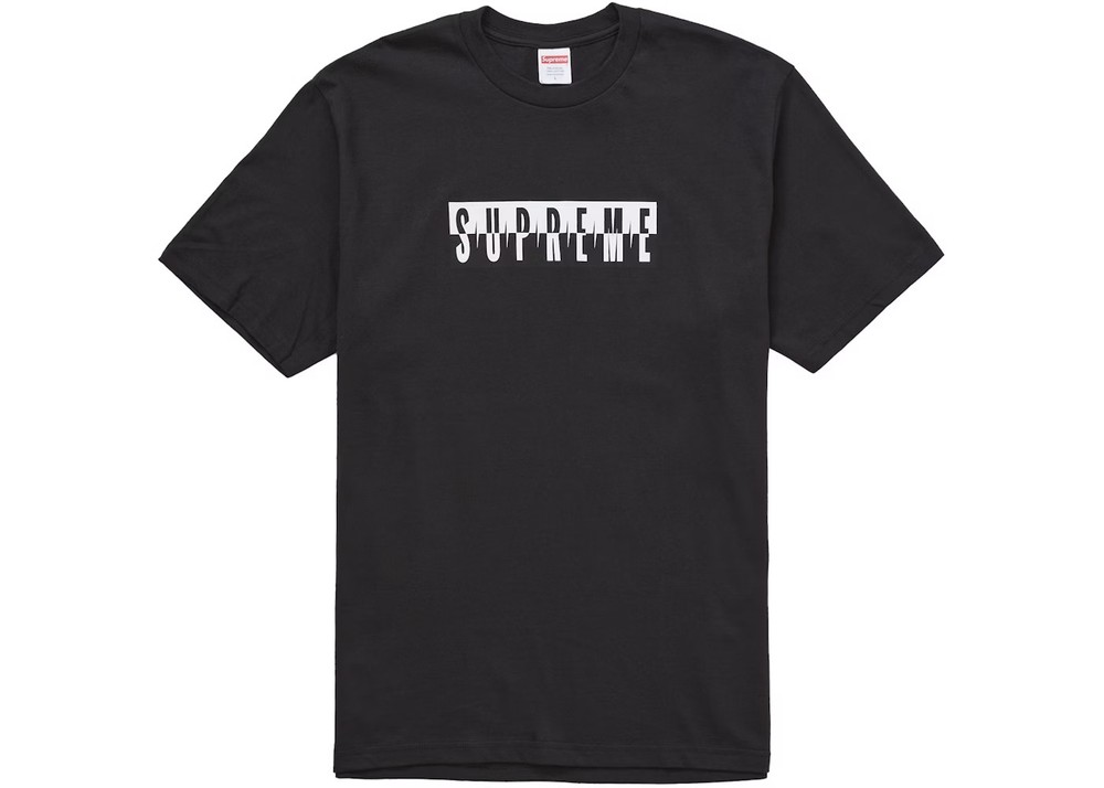 Size – Supreme Split Tee (FW25) Black – New