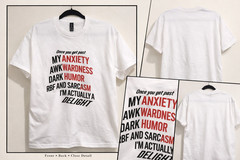 Bella+Canvas White Graphic Print Crew Neck Short Sleeve T-Shirt Unisex L