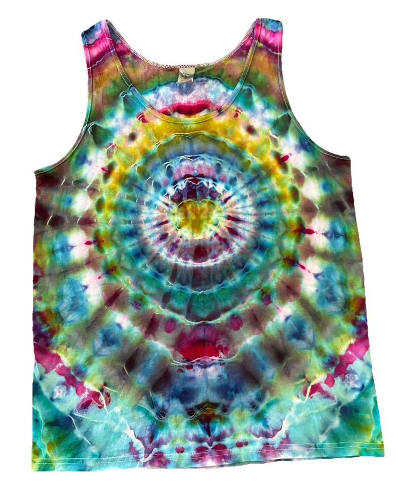 Tie dye Gildan Heavy Cotton Tank Top – Medium