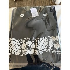 Alstyle Hawaii Surf Legends Hibiscus Monstera Floral T-Shirt Black Mens Medium