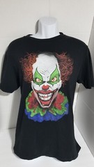 Halloween Killer Clown Men’s T Shirt M Preowned As Is See Description