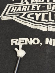 Vintage Harley Davidson Tee 3D Emblem 1988 Size M Motorcycle Biker Single Stitch