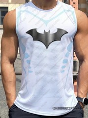 DC Comic Batman Series Fitness Tank Top For Men Summer Man Muscle Sleeveless Ves