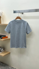 Prada Men’s Gray round-neck short-sleeved shirt size XXL
