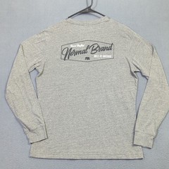 The Normal Brand T-Shirt Men’s L Gray Long Sleeve Crew