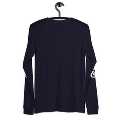 BlackCargo Unisex Long Sleeve Tee Sustainable Streetwear Navy XS S M L XL 2XL