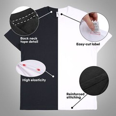 Unisex 100% Combed Cotton T-Shirt – Premium Soft & Durable Basic wear 3-pack
