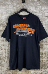 Men’s Vintage Harley-Davidson Racing Graphic T-Shirt – Retro Biker Streetwear