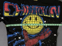 Chinatown Market Smiley Spiderman Originals Graphic Happy Fun Gaming T Shirt L