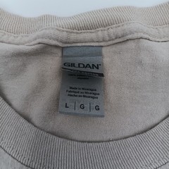 Gildan T Shirt Mens Large Tan Park Ranger Uniform Graphic Print
