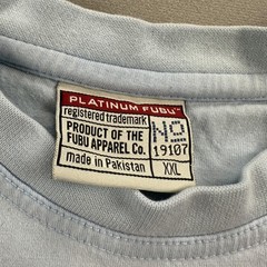Vintage Fat Albert T-Shirt Mens 2XL Blue Platinum FUBU Knight Cartoon Hip Hop
