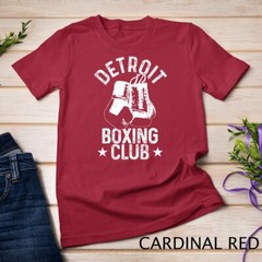 Mens Boxing Detroit Michigan Vintage Boxing Club Boxer T-Shirt Unisex T-shirt