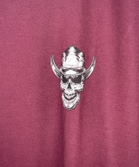 NWT Men Brad Paisley Moon Shine Spirit Skull Cross Guitars T-shirt Burgundy XXL