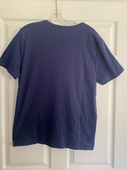 PatPat Navy Blue w/Tropical Floral Chest SS T- Shirt Men’s Large NWTs