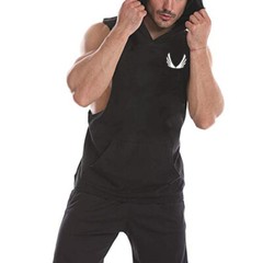 men Gym Stringer Shirt Fitness Tank Top Cotton Bodybuilding Stringer Vest hoodie
