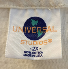 Jurassic Park Tour Guide T-Shirt 2X Universal Studios Hollywood 90s Vintage USA