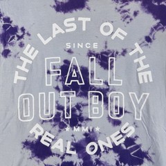 Fall Out Boy The Last Of The Real Ones Tie Dye Graphic Tee Shirt Small