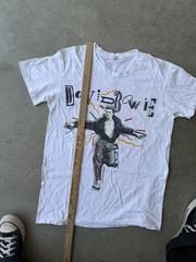 Vintage 1987 David Bowie The Glass Spider Tour Band Rock Tee Shirt 80s CLarge