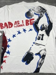 NEW Dennis Rodman Pacsun Large Tee Bad As I Wanna Be T Shirt NWT