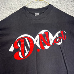 Noiz 502 100% Cotton Graphic T-Shirt Men’s Size Medium D.N.A. Black