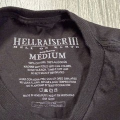 Y2K Hellraiser III Hell on Earth Pinhead Puzzle Box Movie Graphic T-Shirt Medium