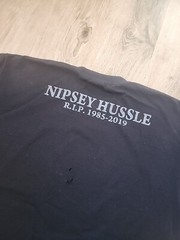 2XL Shaka Wear Mens Short Sleeve T-shirt Plain Tee Black Nipsey Hussle Hole