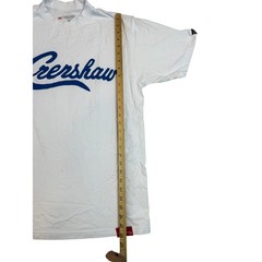 The Marathon Clothing TMC Crenshaw Shirt White Royal Blue Mens Large L Nipsey