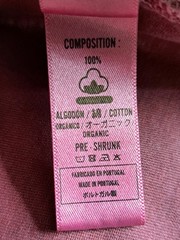 Trendsplant Essential Pigment Pocket T-Shirt Red Mens XL Organic Cotton £42 BNWT