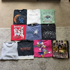 Vintage 90s Y2K Modern 10 Lot T-Shirt Bundle Streetwear Sports Nascar Concert
