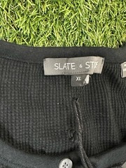 Slate & Stone Men Soft Waffle Henley XL
