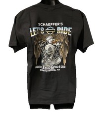 Harley Davidson Men’s Chrome Perch Short Sleeve T-Shirt Black 3002975