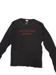 Bouncer Japan Black Thermal Long Sleeve like RRL (F662)