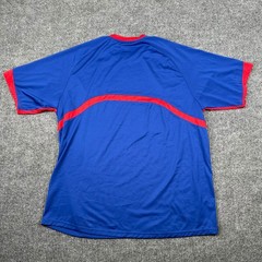 Y2K Reebok New York Giants Athletic T-Shirt Mens XL NFL Royal Blue Red PlayDry