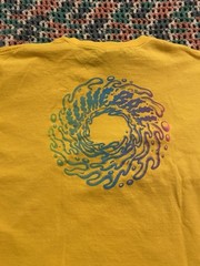 Vintage NHS Slime Ball Skateboards Yellow T Shirt Sz 2XL (25.5in W X 30in L) Y2K