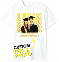 Custom Best Friend Graduation T-Shirt,Personalized Name Nickname, Logo Design