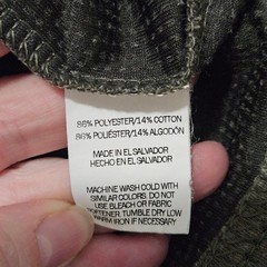 Wrangler Workwear Mens 2XL Long Sleeve Pocket T-Shirt Heather Olive Green Ribbed