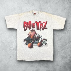 Vintage 90s Bad As Taz Dennis Rodman Basketball Parody T-Shirt Size Large
