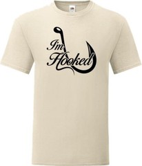 Fishing I’m Hooked Funny Humour Novelty T Shirt Various Colours And Sizes
