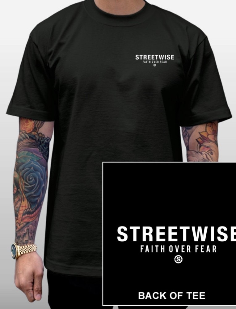 Streetwise Faith Graphic T-Shirt Black M-L-XL-2XL-3XL-4XL-5XL