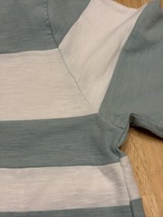 Denim & Flower Ricky Singh Slub Stripe T-Shirt L